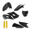KIT PLÁSTICOS COMPLETO ACERBIS HUSQVARNA TE / FE 2016 - PRETO / AMARELO